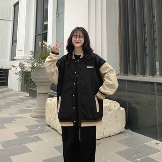 Áo khoác dù kiểu bomber dày dặn, giá rẻ