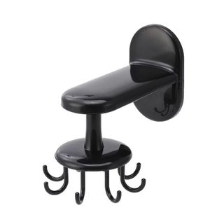 Giá móc treo muỗng dao đa năng xoay 360 độ dán tường 8 chấu