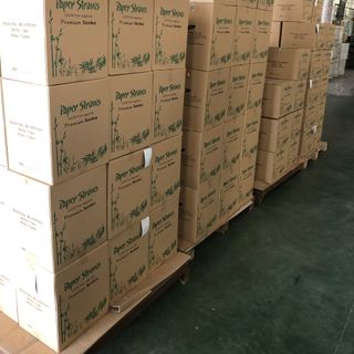 [NHÀ MÁY] [AgroLife] Phi 6mm/197mm - Thùng 5000 ống hút giấy làm từ sợi bã mía không cắt xéo - Họa tiết tre