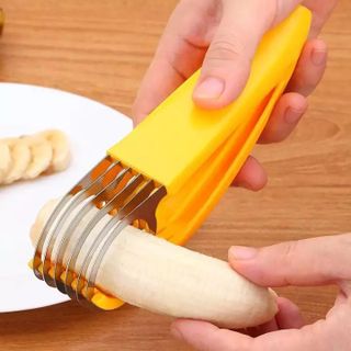 Dụng cụ cắt lát chuối củ quả nhanh chóng