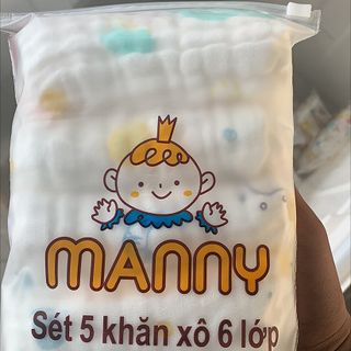 Khăn sữa xô nhăn 6 lớp cho bé