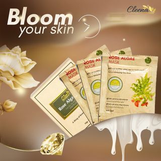 Mặt Nạ Tảo Biển Hoa Hồng Cleena