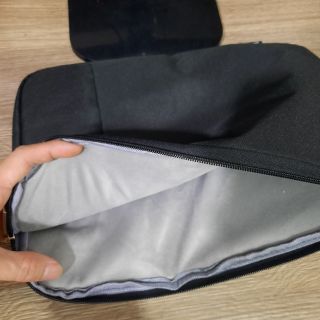 Chống sốc Ipad vải bố siêu dày có lót nhung 13"6 -15"6 inch Ngăn trước Shalla ( túi chống sốc gia rẻ )