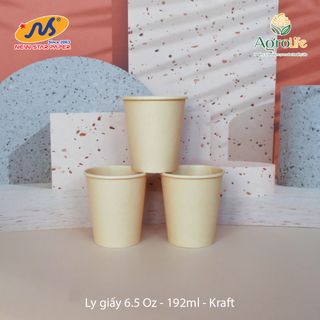[NHÀ MÁY] [AgroLife] Thùng 1000 ly giấy 6.5oz/192ml/1PE - Đạt chuẩn xuất khẩu