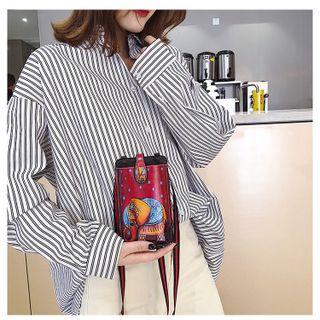 Túi đeo chéo nữ đựng điện thoại Chụp ảnh in hình Kỳ diệu Shalla X32