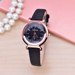 ĐỒNG HỒ NỮ DOUKOU 3407-6 DÂY DA