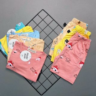 Bộ áo quần thun ngắn tay MJNKY MOM dành cho bé BAQTNT003