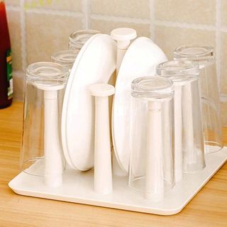 Khay nhựa vuông úp ly 9 nhánh