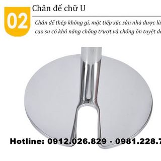 Trụ barie phân cách bằng inox dây căng