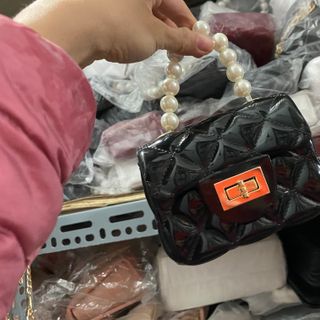 Túi silicon chuỗi ngọc mini