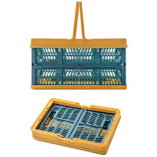 Giỏ nhựa đựng đồ mua sắm gấp gọn