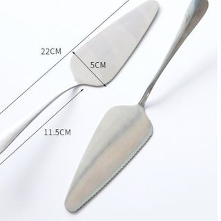 Dao bằng inox 2in1 đa năng cắt và múc bánh kem, bánh pizza
