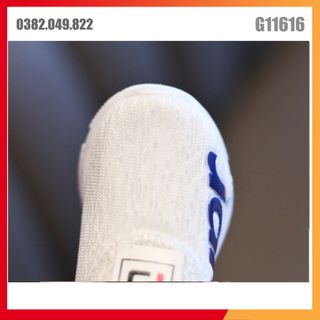 Giày Thể Thao Màu Trắng Lưới Thoáng Khí Cho Trẻ Em Vải Co Giãn Thao Tác Nhanh Mềm Có Thể Gập Dễ Dàng Size 27-32 - G11710