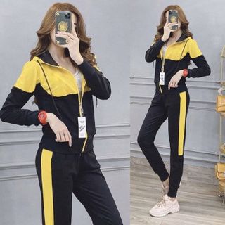 Bộ thể thao nữ phối màu siêu đẹp TT368 DEALHOT