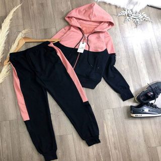 Bộ thể thao nữ phối màu siêu đẹp TT368 DEALHOT