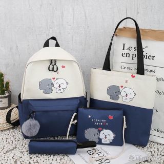 Bộ ba lô túi xách 4 món siêu rẻ 125k