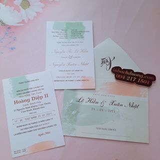 Nhận in thiệp cưới độc quyền  In Bạch Dương