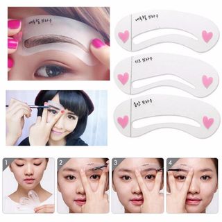 Bộ 3 khuôn kẻ chân mày tiện dụng