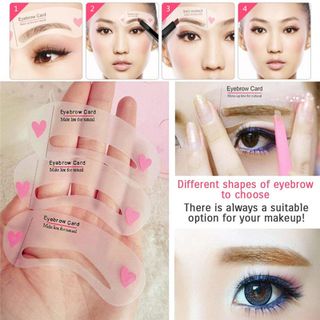 Bộ 3 khuôn kẻ chân mày tiện dụng