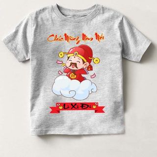 Áo thun trẻ em tết 2021 tân sửu
