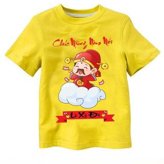 Áo thun trẻ em tết 2021 tân sửu