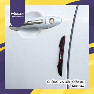Chống va đập cửa xe đen đỏ