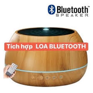 MÁY KHUYẾCH TÁN TINH DẦU TÍCH HỢP LOA BLUETOOTH 1000ml Siêu Âm