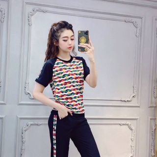 Bộ đồ thể thao họa tiết BT TT394 ảnh chụp thật 100%