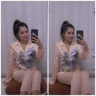 Đồ bộ Pizama satin
