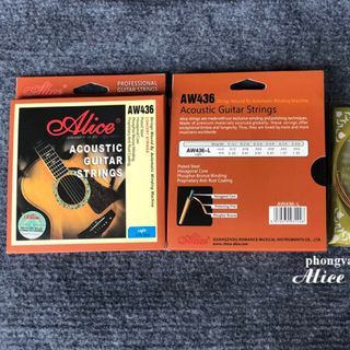 Bán sỉ dây guitar acoustic Alice AW436