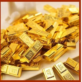 Thỏi vàng cây HỘP 5 thanh dày chiêu lộc 5.7cm vàng 999