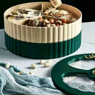 Khay mứt tuần lộc 2 tầng