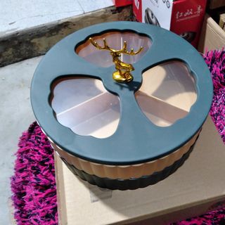 Khay mứt tuần lộc 2 tầng
