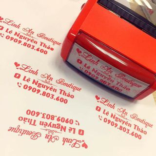 Nhận in khắc dấu thông tin In Bạch Dương