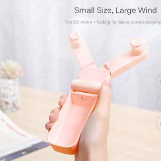 Quạt đôi cầm tay 2 đầu mini 2 chế độ siêu mát
