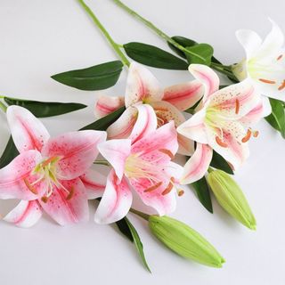 Hoa Ly Lụa Vải Cao Cấp