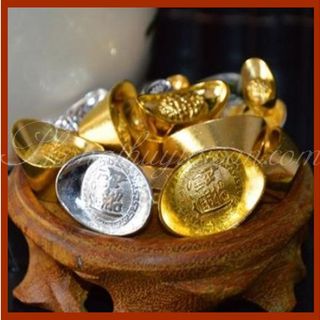 Thỏi Vàng,Bạc chiêu lộc (đủ kích cỡ)