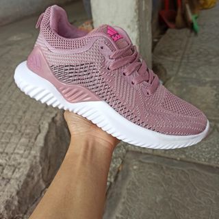 Giày Thể Thao Nữ Alphabounce 2021 - Hồng Trắng - Cực Êm - Keo Thơm - Hàng giá xưởng