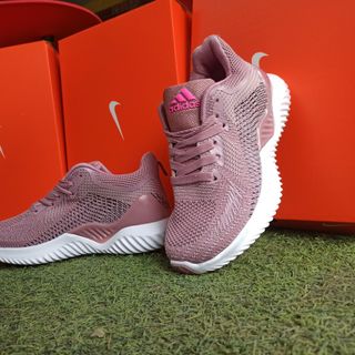 Giày Thể Thao Nữ Alphabounce 2021 - Hồng Trắng - Cực Êm - Keo Thơm - Hàng giá xưởng
