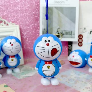 Quạt mini cầm tay sạc usb Doremon