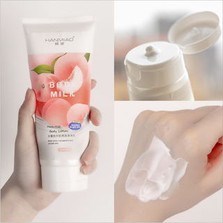 Sữa dưỡng thể làm sáng da sữa đào HANMIAO PEACH MILK 200g