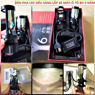 ĐÈN PHA LED XE MÁY Y6S SIÊU SÁNG CHO XE MÁY Ô TÔ giá sỉ