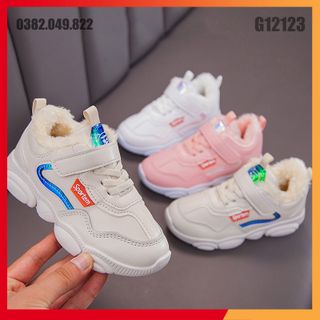 Giày Sneaker Học Sinh Bề Mặt Da Chống Bụi Bẩn Dáng Thể Thao Đế Chống Trơn Trượt Size 26-36 - G12123 giá sỉ