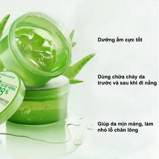 Dưỡng ẩm Aloe Vera NATURE KEMEI dưỡng ẩm cấp tốc cho da mặt và toàn thân 300g
