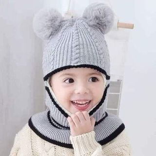 Mũ Len trùm đầu cho bé yêu