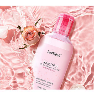 Nước tẩy trang làm sạch sâu nhẹ nhàng LamiLee Cherry Blossom Cleansing Water 250ml