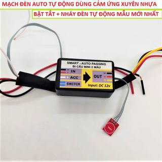 CÔNG TẮC PASSING CẢM ỨNG XUYÊN NHỰA 2 CHẾ ĐỘ PHA CỐT CHO ĐÈN PHA VÀ ĐÈN TRỢ SÁNG BI CẦU