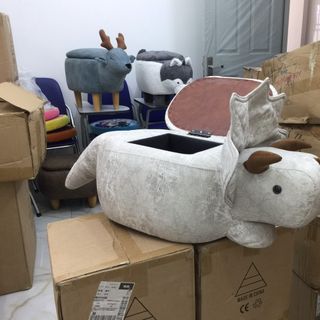 GHẾ ĐÔN THÚ CƯNG TRẺ EM - MẪU KHỦNG LONG