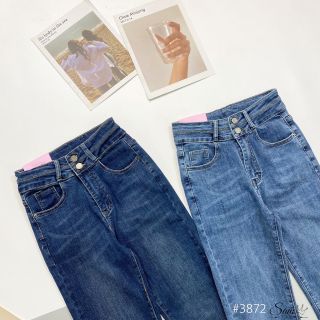 Quần jeans kiểu 2 khuy ống đứng giá sỉ