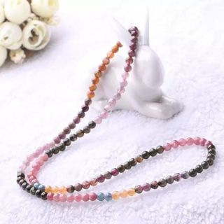 Vòng tay chuỗi đá Tourmaline thiên nhiên 5 ly quấn 3 vòng tay hàng tuyển may mắn, tài lộc VT100 - Hợp tất cả các mệnh